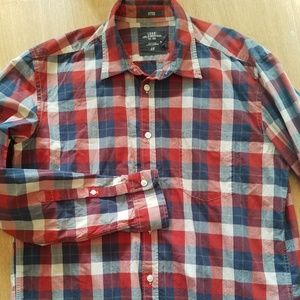 H&M LOGG plaid button up